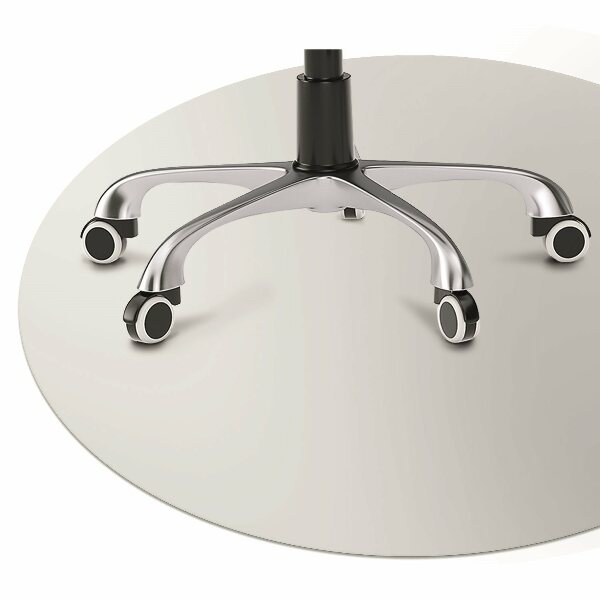 Tappeto per sedia con ruote Colore Grigio Brillante