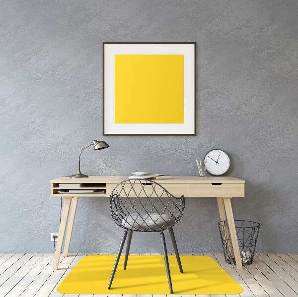 Tappeto per sedia con ruote Colore Giallo Chiaro