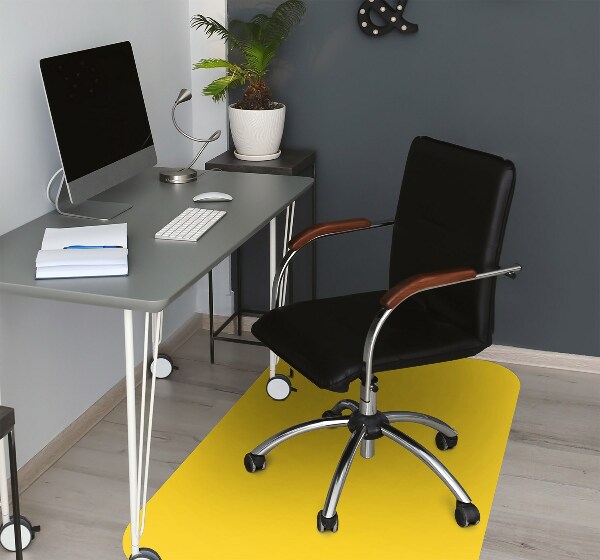 Tappeto per sedia con ruote Colore Giallo Chiaro