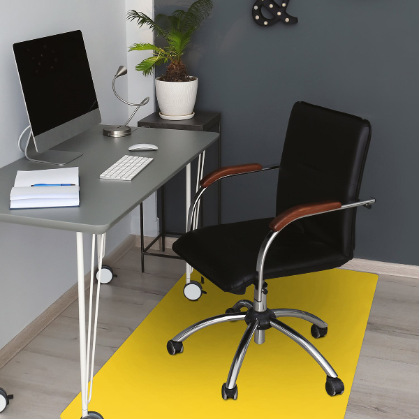 Tappeto per sedia con ruote Colore Giallo Chiaro