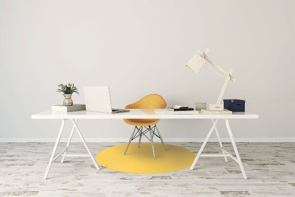 Tappeto per sedia con ruote Colore Giallo Chiaro