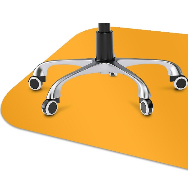 Tappeto per sedia con ruote Colore Giallo Intermedio