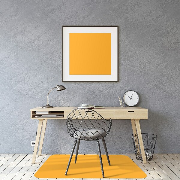 Tappeto per sedia con ruote Colore Giallo Intermedio