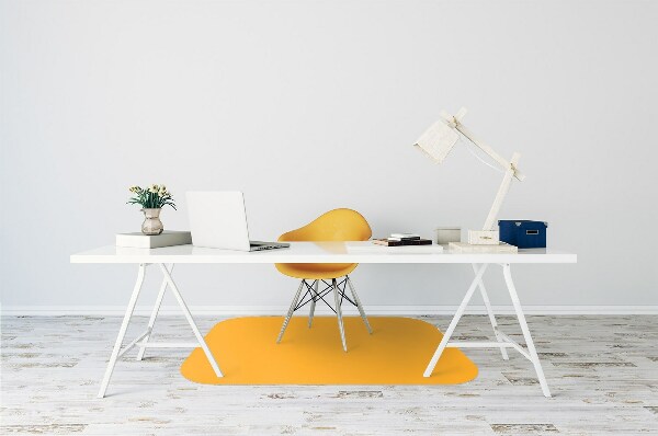 Tappeto per sedia con ruote Colore Giallo Intermedio