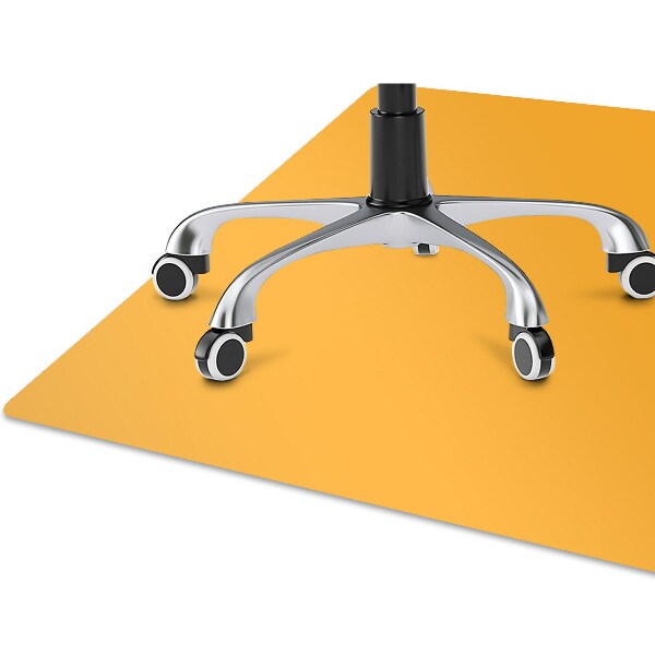 Tappeto per sedia con ruote Colore Giallo Intermedio