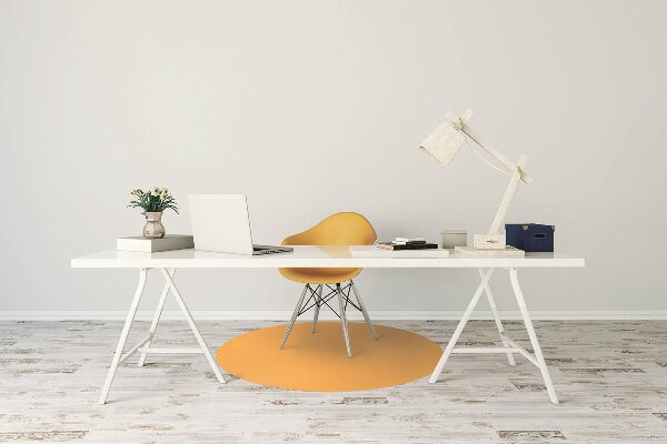 Tappeto per sedia con ruote Colore Giallo Intermedio