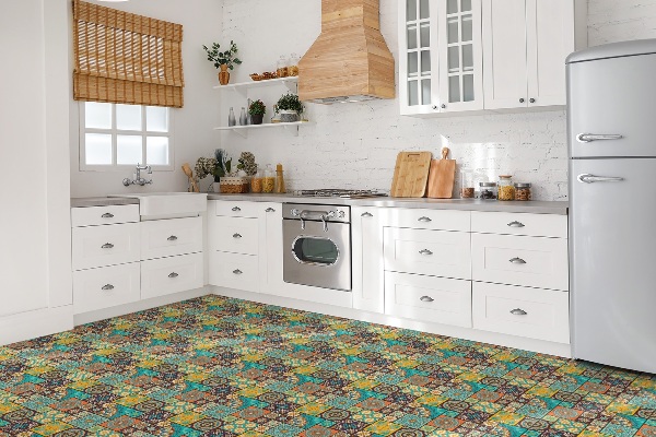 Piastrelle pvc adesive Patchwork