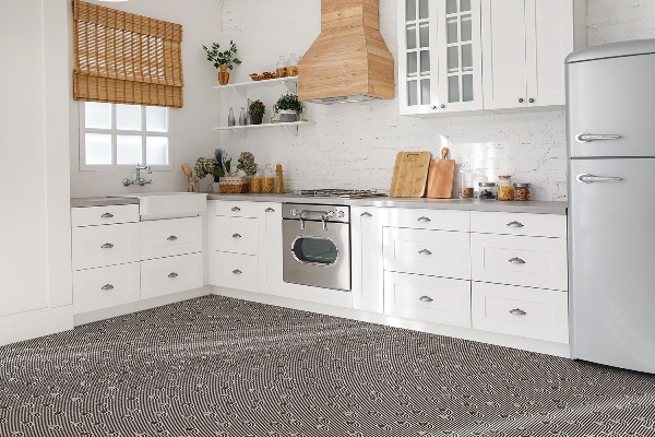 Piastrelle pvc Linee Di Astrazioni