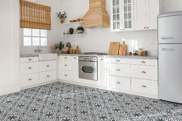 Piastrelle pvc Pattern Grigio Orientale