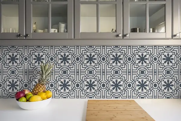 Piastrelle pvc Pattern Grigio Orientale