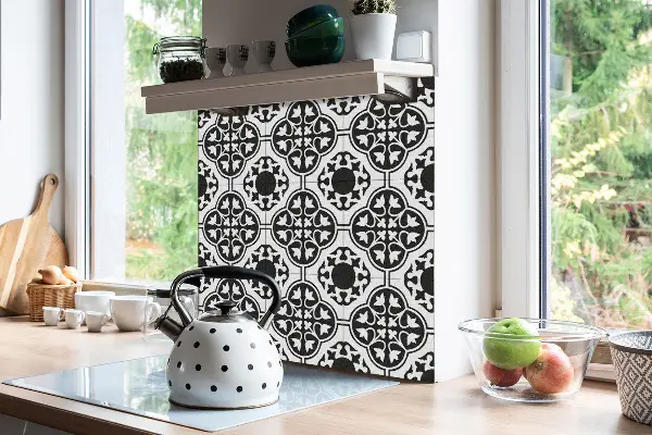 Piastrelle pvc Ornamento Di Fiori