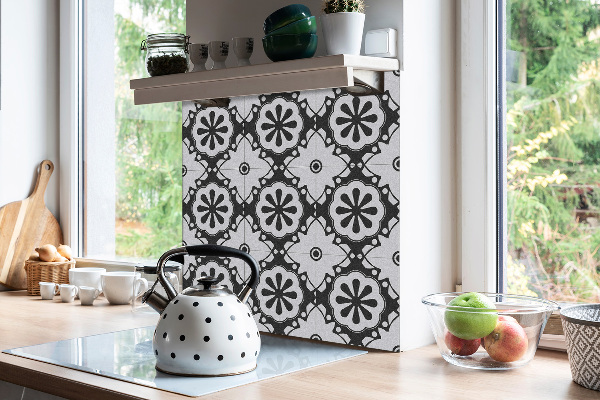 Piastrelle in pvc Pattern Grigio Geometrico