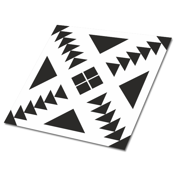 Piastrelle pvc adesive Triangoli E Quadrati