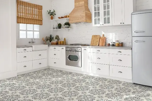 Piastrelle pvc adesive Pattern Grigio Arabo