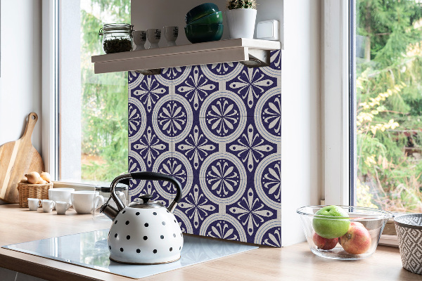 Piastrelle pvc adesive Piume Di Pavone