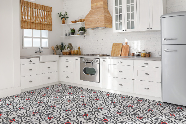 Piastrelle in pvc adesive Fiori E Motivi Reali