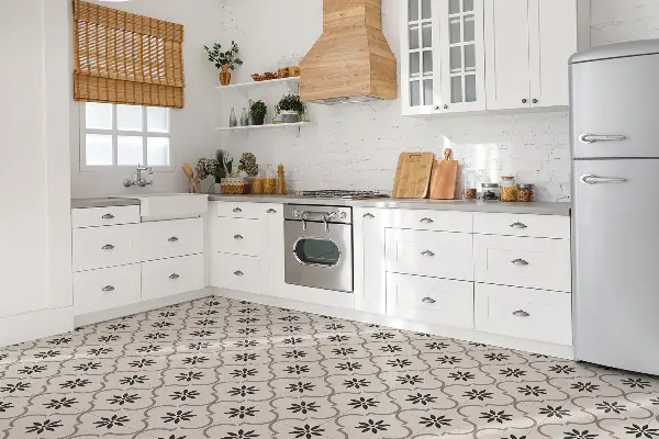 Piastrelle in pvc adesive Modello Di Fiori Arabo