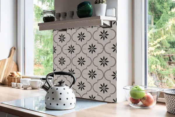 Piastrelle in pvc adesive Modello Di Fiori Arabo
