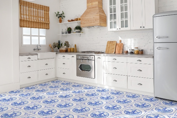 Piastrelle pvc Mulino A Vento In Stile Azulejos