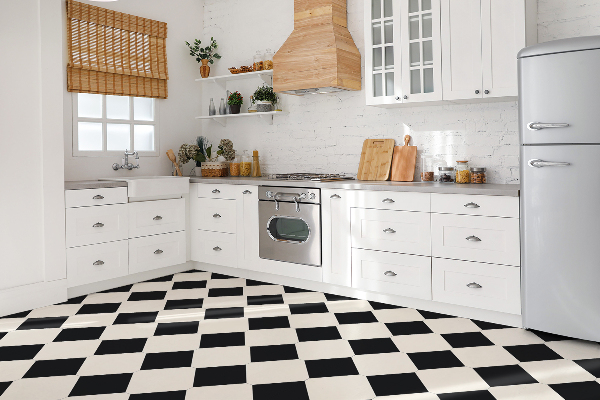 Piastrelle pvc Romb Nero