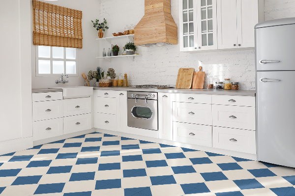 Piastrelle pvc Diamante Blu