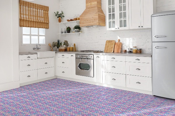 Piastrelle pvc Bilanci Di Pesce Colorati