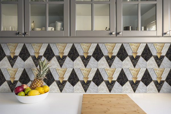 Piastrelle pvc adesive Triangoli Di Pietra