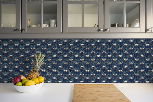 Piastrelle pvc adesive Occhi Di Motivi Vintage