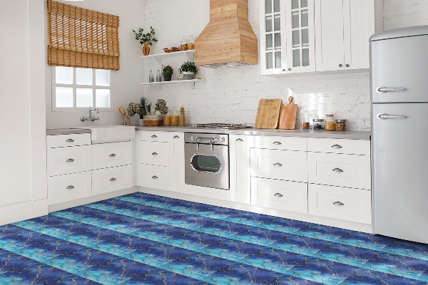 Piastrelle in pvc adesive Marmo Blu