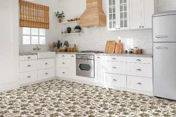 Piastrelle pvc Ornamento Floreale