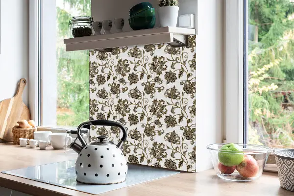 Piastrelle pvc Ornamento Floreale