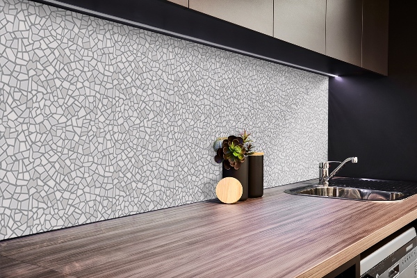 Pannello decorativo in vinile Mosaico Grigio