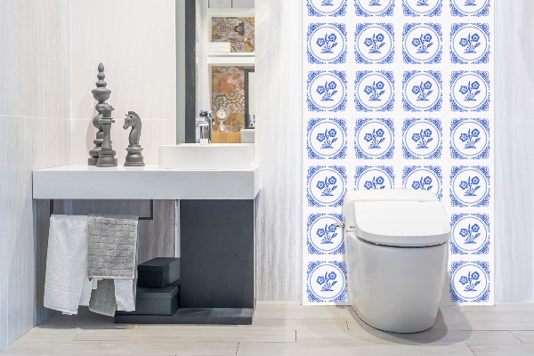 Pannello in vinile pcv Fiore Azulejos