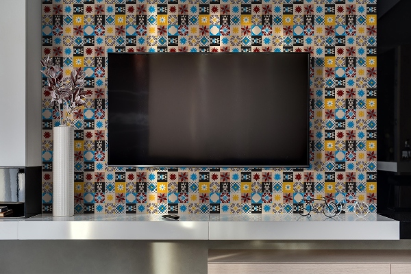 Pannello in vinile pcv Mosaico Orientale