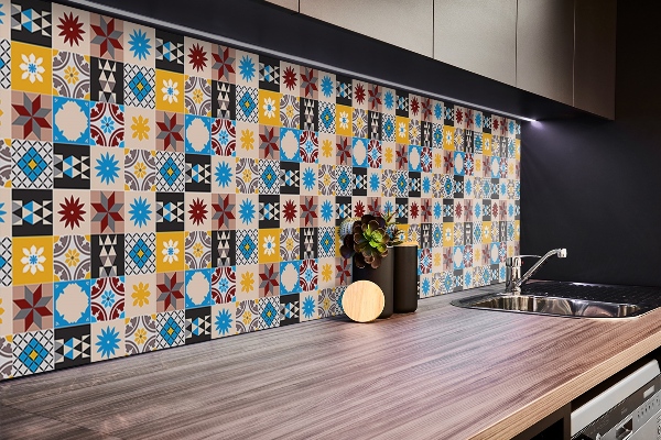 Pannello in vinile pcv Mosaico Orientale