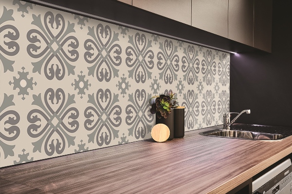 Pannello decorativo in vinile Pattern Grigio Arabo