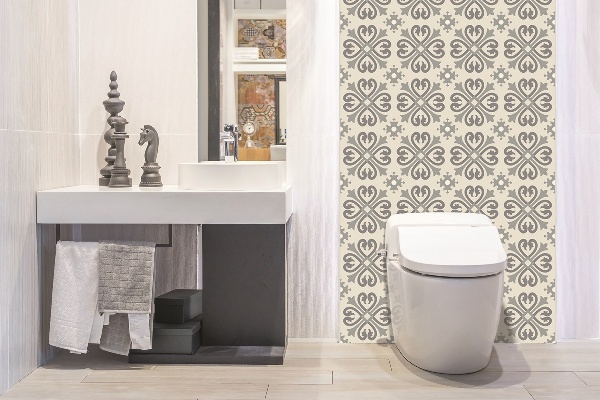 Pannello decorativo in vinile Pattern Grigio Arabo