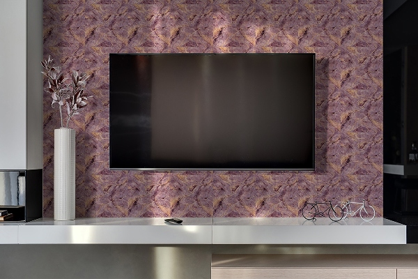 Pannello in vinile Texture Of Pink Marble