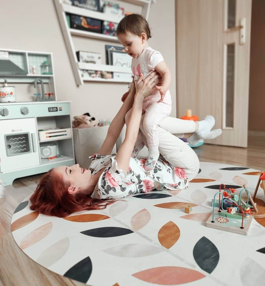 tappeto boho per la cameretta dei bambini