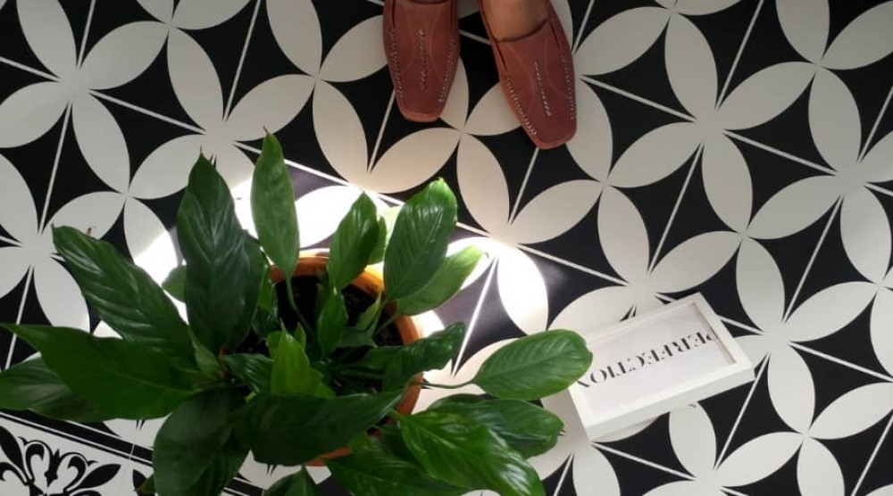 Tappeto marocchino a trifoglio