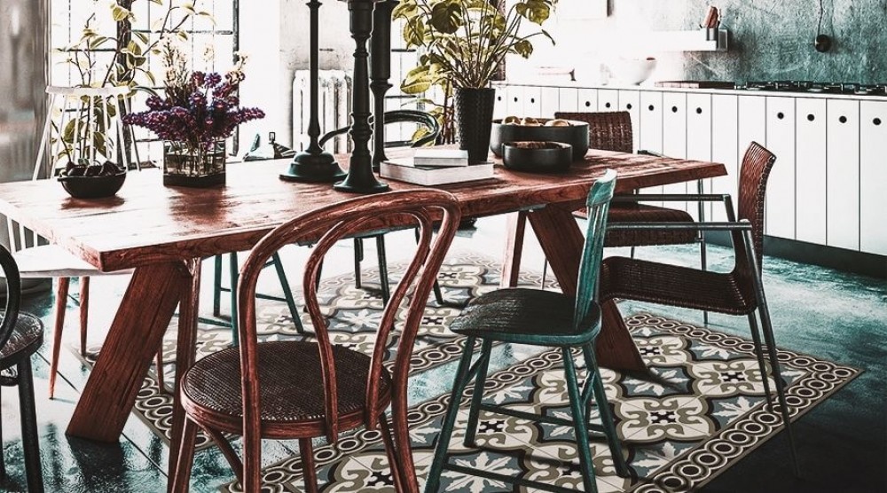 tappetino in vinile per la sala da pranzo