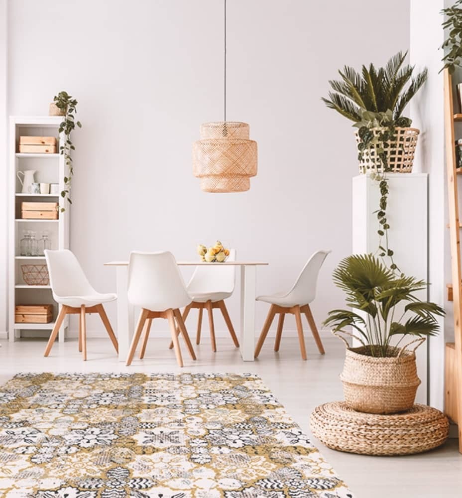 Tappeto marocchino a trifoglio