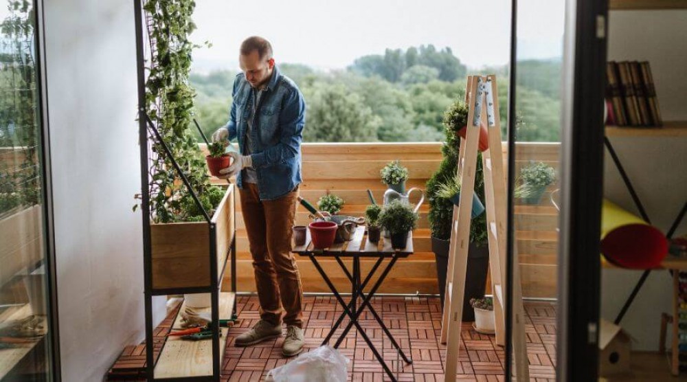 piccolo balcone in un condominio ispirazione e idee